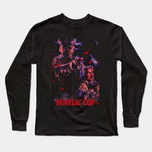 Beware The Maniac Cop Classic Horror Movie Tee Long Sleeve T-Shirt